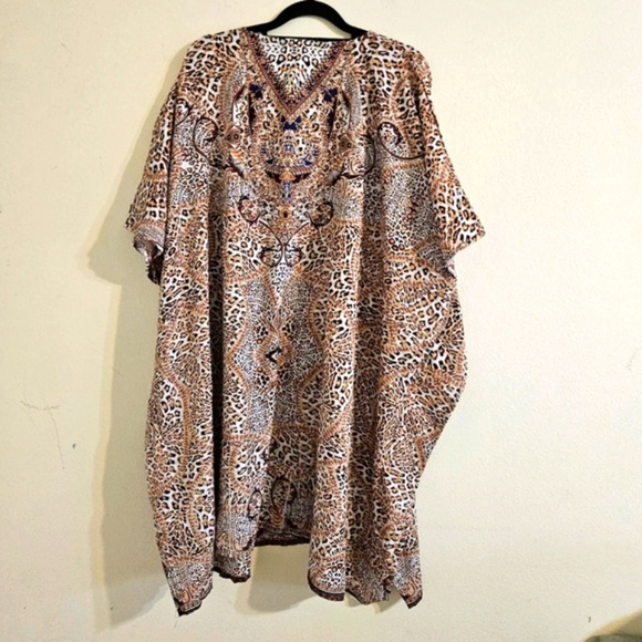 Gypsie Blu Caftan Cover Up - Picture 2 of 4